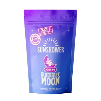 CBN Blueberry Moon 2:1 Gummies - Sunshower - CBN BLUEBERRY MOON 2:1 GUMMIES - 46
